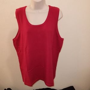 BNWOT Denim  & Co Sweater  Tank Sz L Slight Flaw